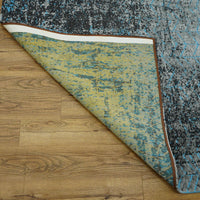 8x11-ft Polypropylene Area Rug, Blue nuLOOM Haydee Glacial Abstract Area Rug