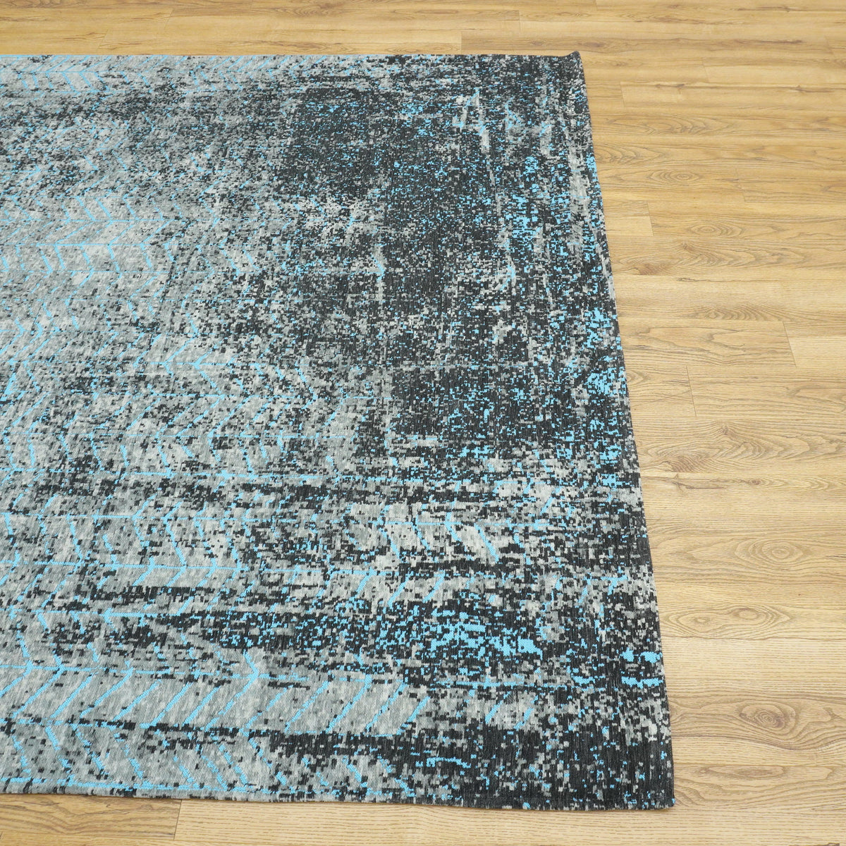 8x11-ft Polypropylene Area Rug, Blue nuLOOM Haydee Glacial Abstract Area Rug