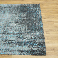 8x11-ft Polypropylene Area Rug, Blue nuLOOM Haydee Glacial Abstract Area Rug
