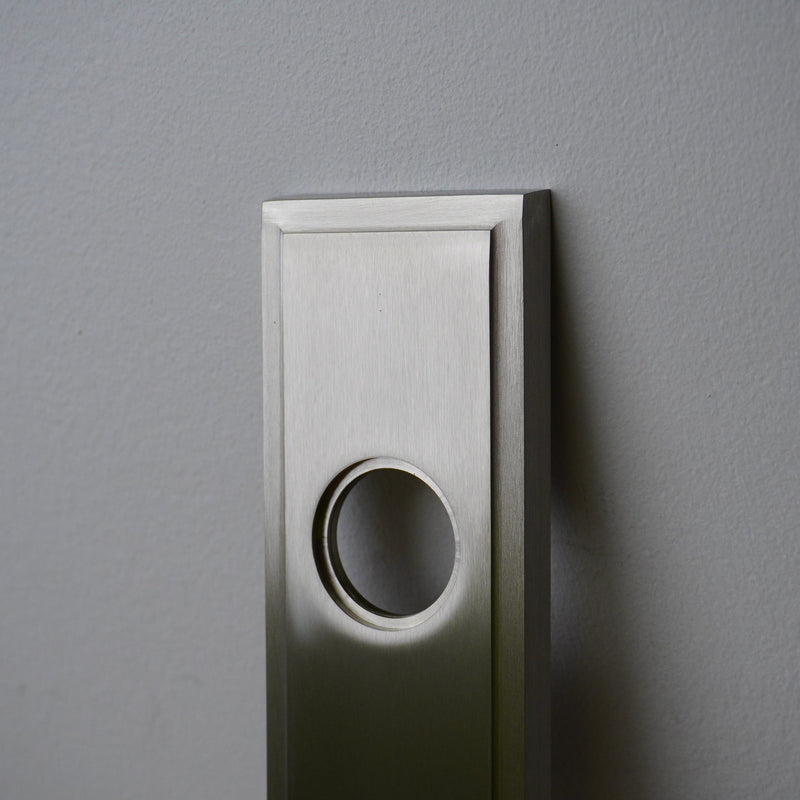 Sargent Door Plate in Satin Nickel, 8525SEMUS15/1