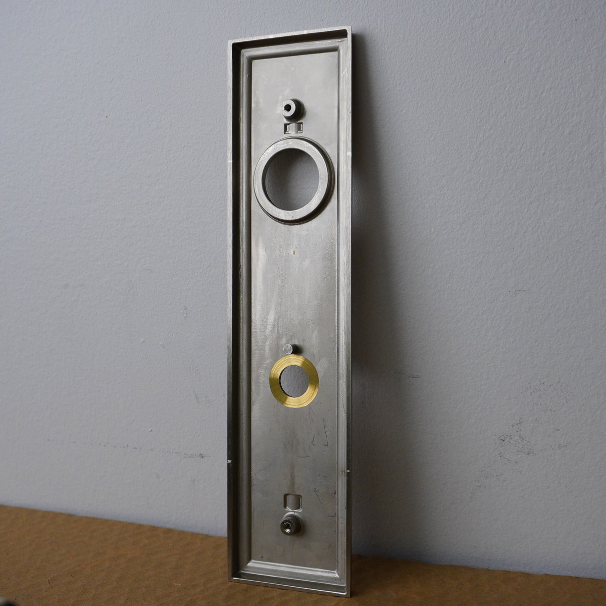 Sargent Door Plate in Satin Nickel, 8525SEMUS15/1