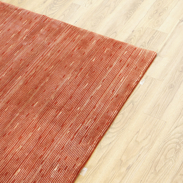 5×9-ft Wool & Viscose Area Rug – Nouveau Shimmer Sienna, NOU0308-59
