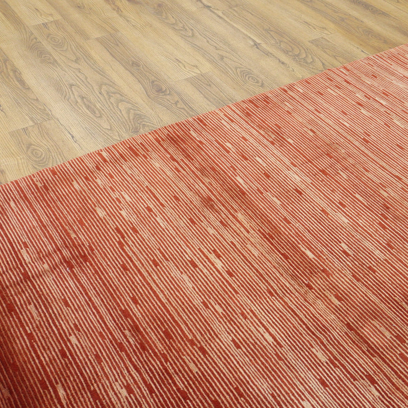 5×9-ft Wool & Viscose Area Rug – Nouveau Shimmer Sienna, NOU0308-59