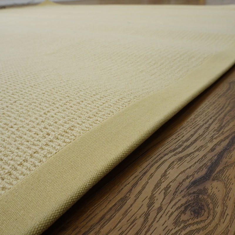 9×11-ft Sisal & Wool Area Rug – Sand Beige Flatweave, 288