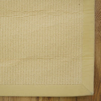 9×11-ft Sisal & Wool Area Rug – Sand Beige Flatweave, 288