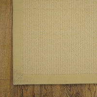 9×11-ft Sisal & Wool Area Rug – Sand Beige Flatweave, 288