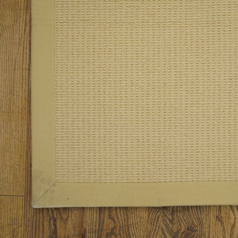 9×11-ft Sisal & Wool Area Rug – Sand Beige Flatweave, 288