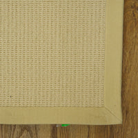9×11-ft Sisal & Wool Area Rug – Sand Beige Flatweave, 288