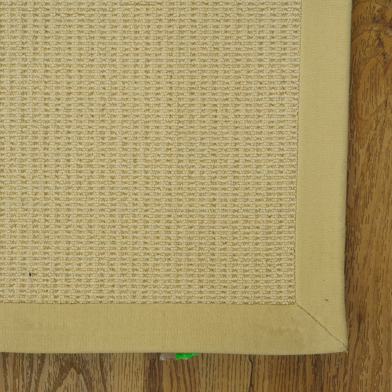 9×11-ft Sisal & Wool Area Rug – Sand Beige Flatweave, 288