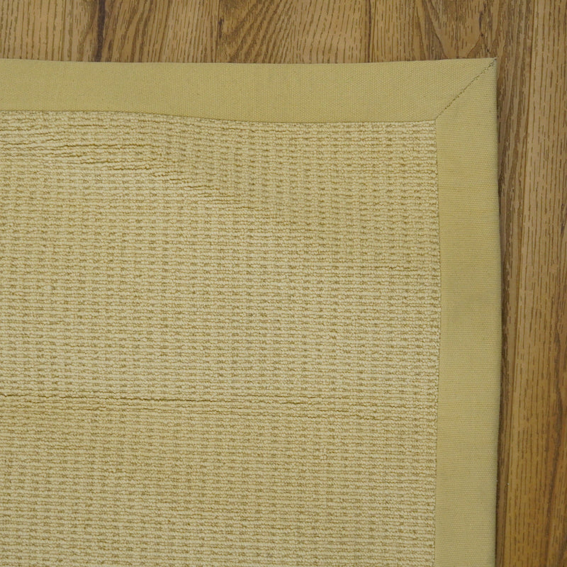 9×11-ft Sisal & Wool Area Rug – Sand Beige Flatweave, 288