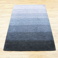5×7-ft Wool Area Rug – Calvin Klein Haze CK203 Smoke Indigo, HACO1-IND