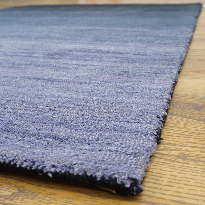 5×7-ft Wool Area Rug – Calvin Klein Haze CK203 Smoke Indigo, HACO1-IND