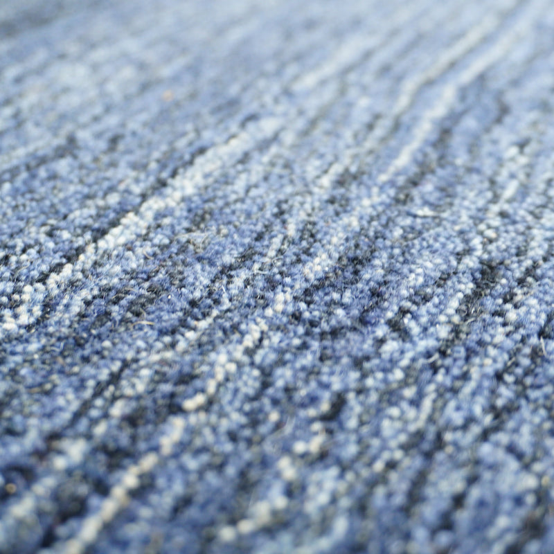 5×7-ft Wool Area Rug – Calvin Klein Haze CK203 Smoke Indigo, HACO1-IND