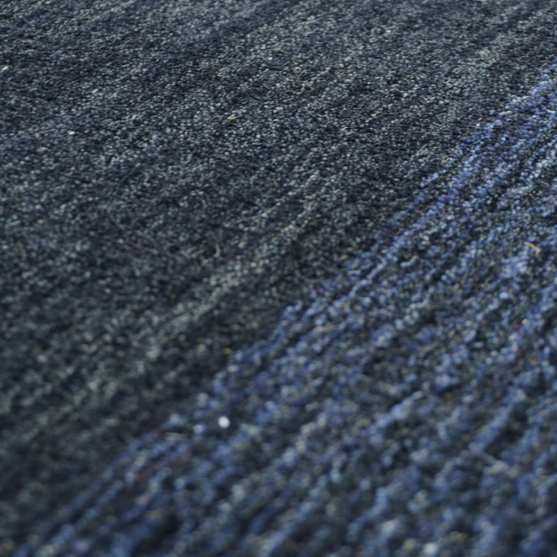 5×7-ft Wool Area Rug – Calvin Klein Haze CK203 Smoke Indigo, HACO1-IND