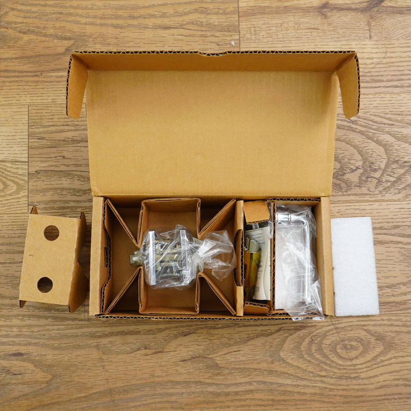 Federal Lever Passage Set in Polished Chrome, PS.FED.R.TSR.260.SL.SS