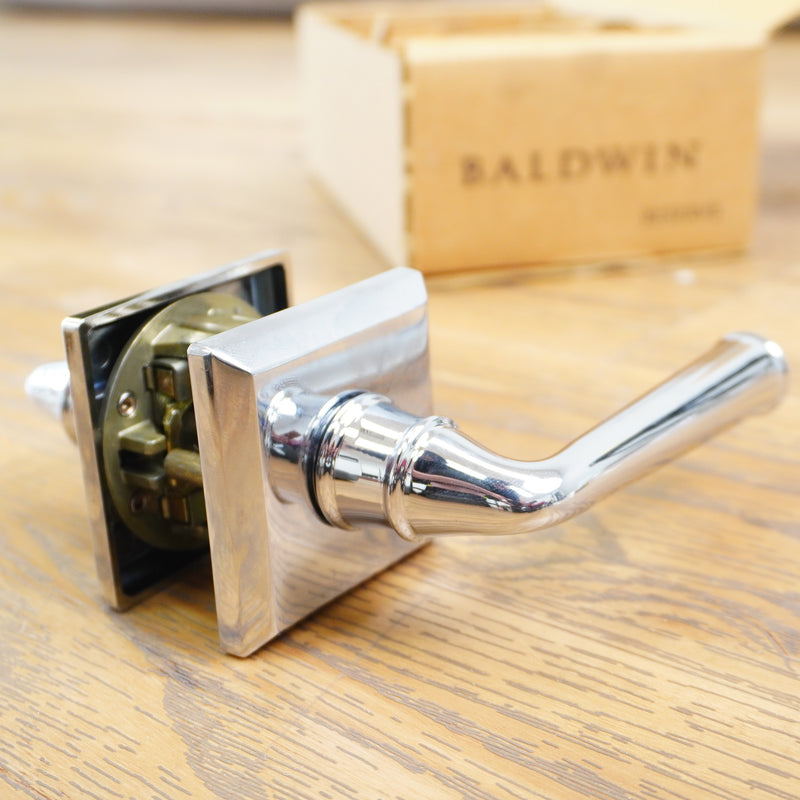 Federal Lever Passage Set in Polished Chrome, PS.FED.R.TSR.260.SL.SS