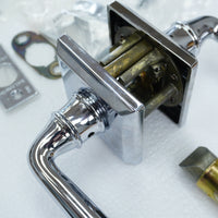 Federal Lever Passage Set in Polished Chrome, PS.FED.R.TSR.260.SL.SS