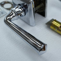 Federal Lever Passage Set in Polished Chrome, PS.FED.R.TSR.260.SL.SS