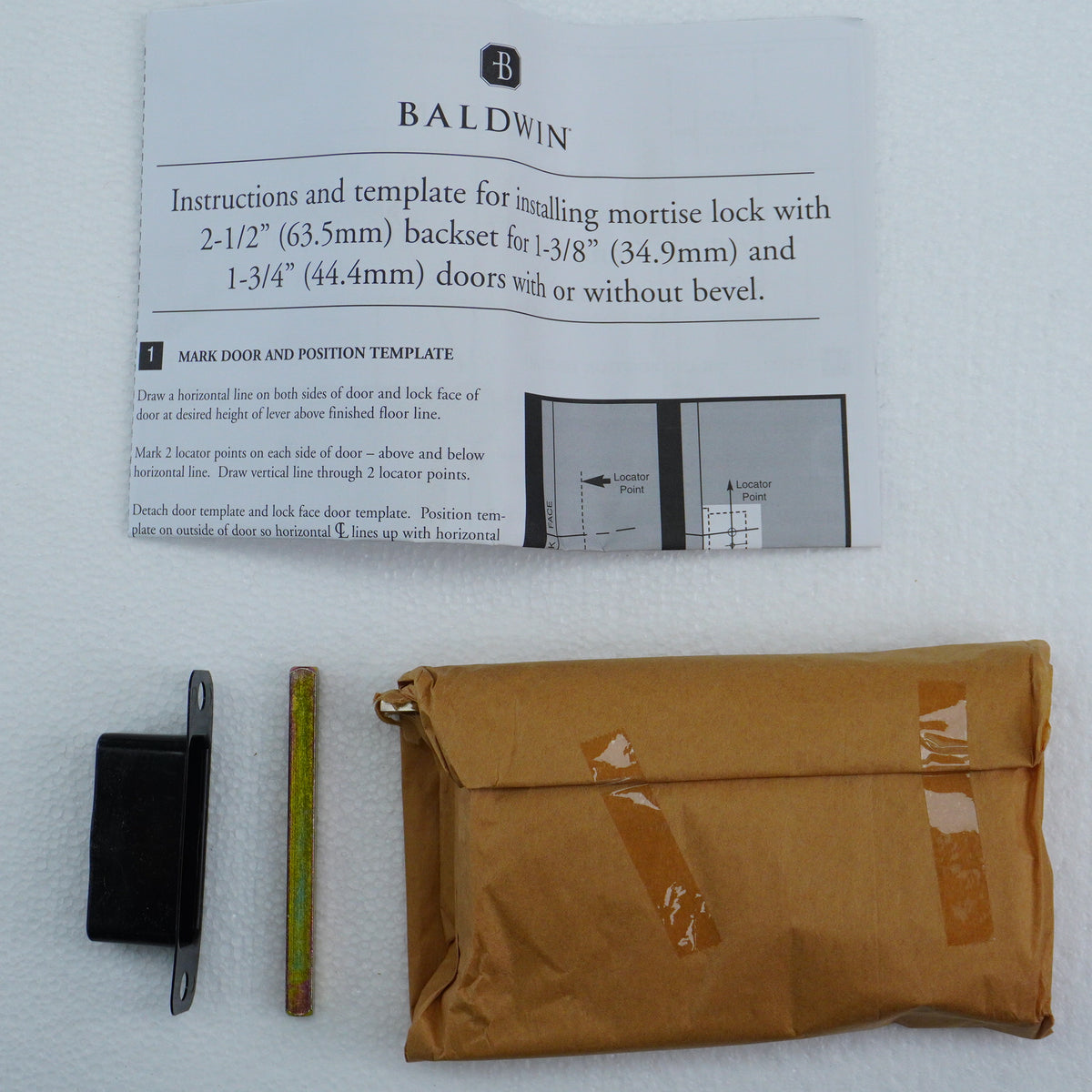 Interior Mortise Lock – Knob Passage Function in Satin Nickel, 8530.150.L