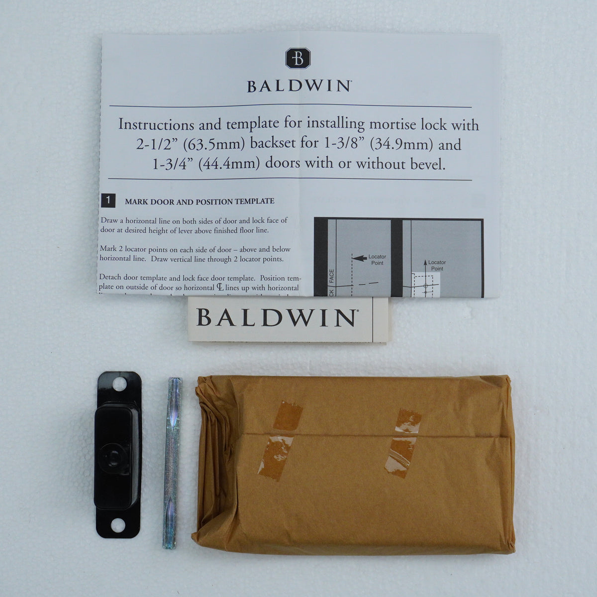 Interior Mortise Lock – Lever Passage Function in Lifetime Polished Nickel, 8535.055.R