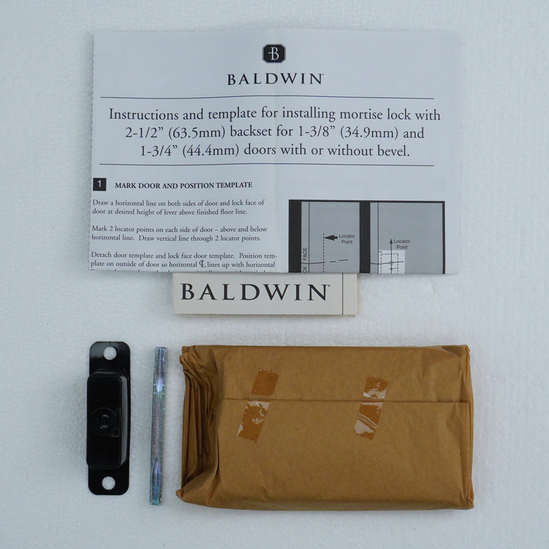 Interior Mortise Lock – Lever Passage Function in Lifetime Polished Nickel, 8535.055.R