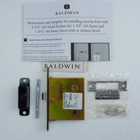 Interior Mortise Lock – Lever Passage Function in Lifetime Polished Nickel, 8535.055.R