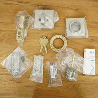 Contemporary Square Single Cylinder Deadbolt in Satin Nickel, SC.CSD.150.SLUL.SS.CKY.MK.KD