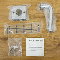 Federal Half Dummy Lever in Polished Chrome, HD.FED.R.TSR.260