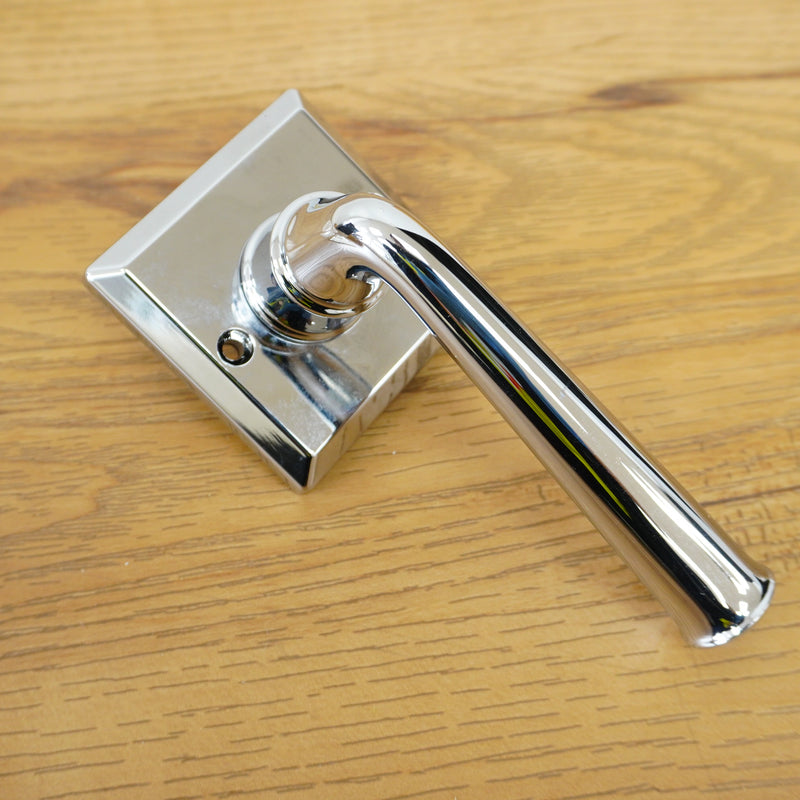 Federal Half Dummy Lever in Polished Chrome, HD.FED.R.TSR.260