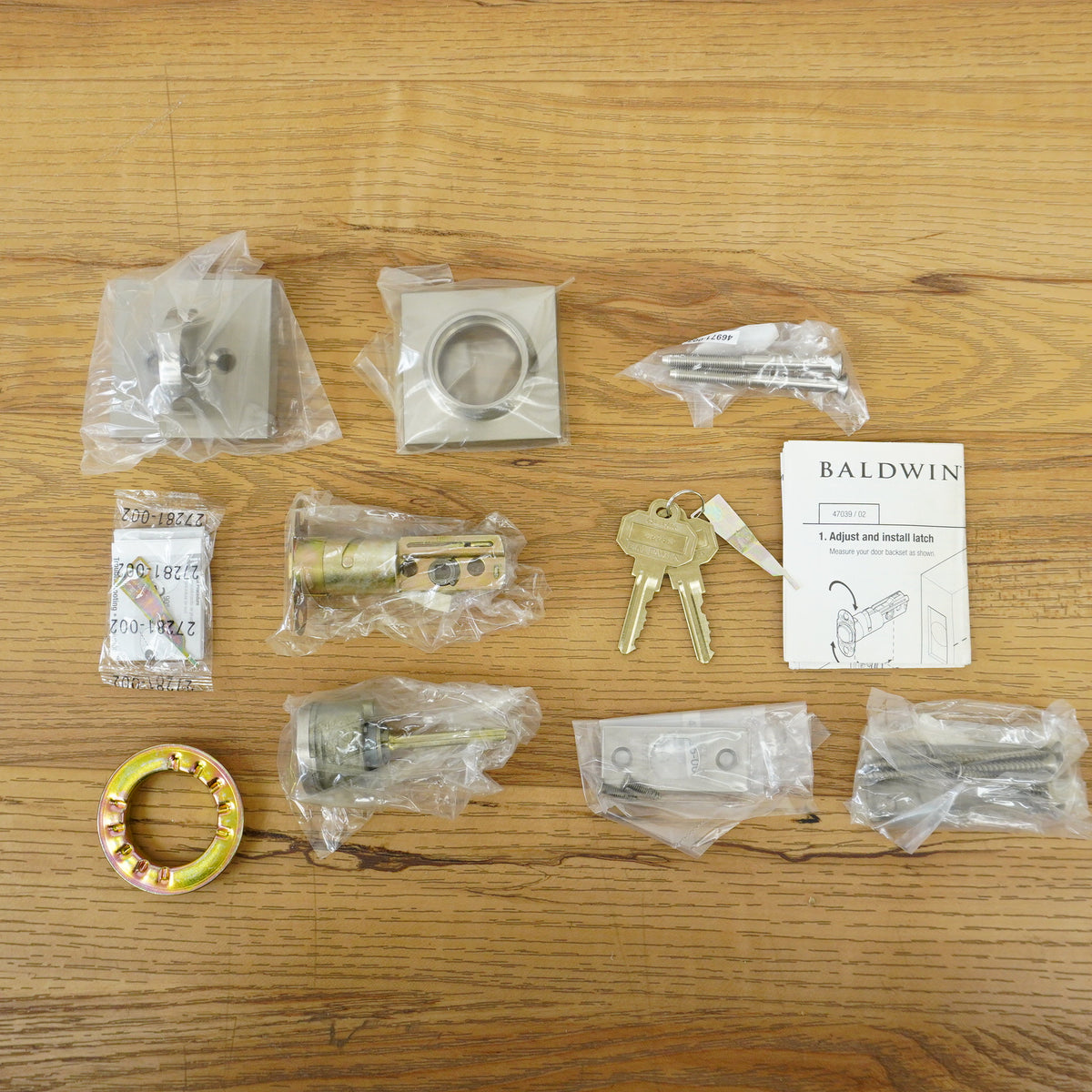 Contemporary Square Single Cylinder Deadbolt in Satin Nickel, SC.CSD.150.SL.SS.SMT.KD