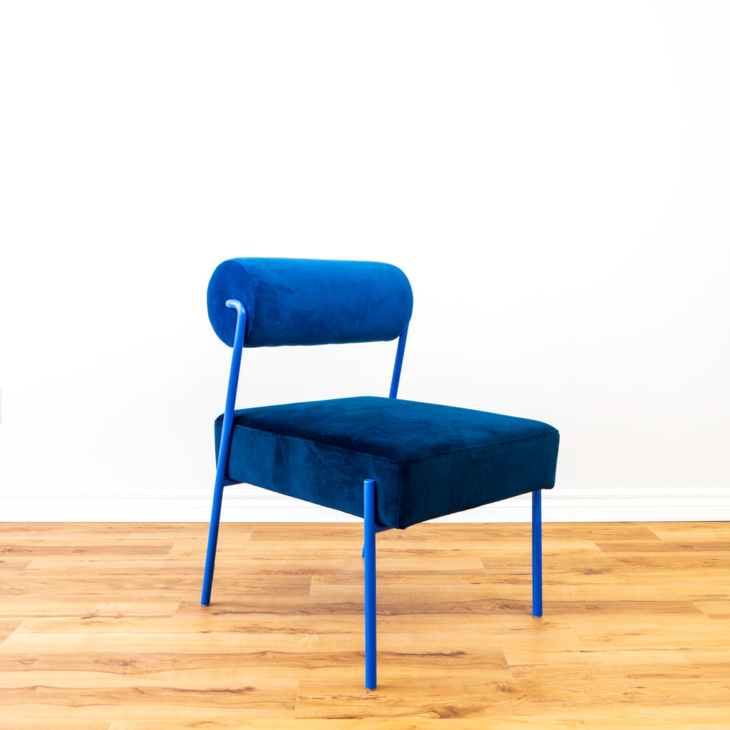 Marni Dining Chair- Sapphire Velour