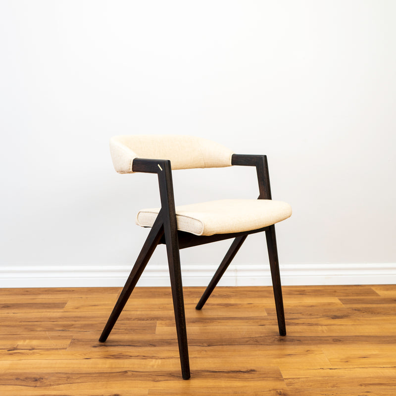 Anita Dining Chair- Beige with Seared Frame