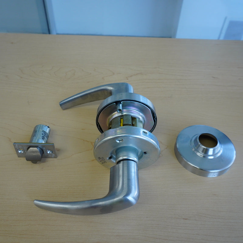 Schlage ND80JD ATH Storeroom Lever Lock – FSIC Prep, Athens Style, Satin Chrome