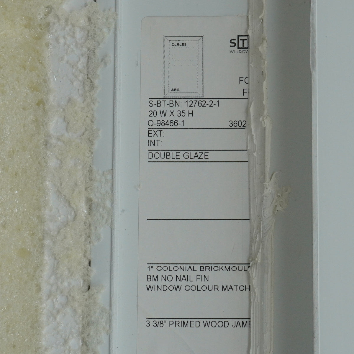 20x35-Inch Fixed Window