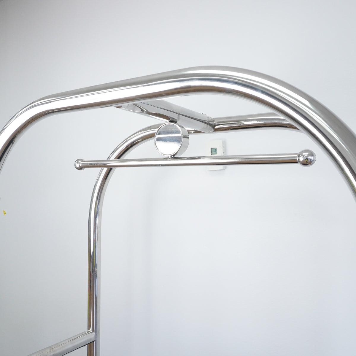 70-Inch Tall Chrome Luggage Cart