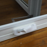 20x28-Inch Casement Window in White with Spring Screen