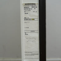 28x20-Inch Double Slider Window in Gloss Brown with Spring Screen