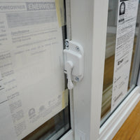 28x20-Inch Double Slider Window in Grey with Spring Screen