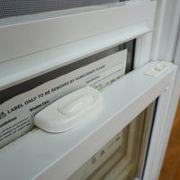 18x28-Inch Double Hung Window in White with Spring Screen
