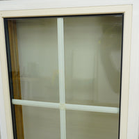 19x60-Inch Laminate Casement Window in Woodgrain Int. White Ext.