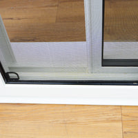 35x40-Inch Single Slider Window in White with Spring Screen