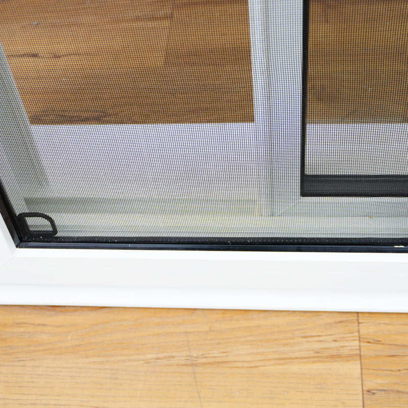 35x40-Inch Single Slider Window in White with Spring Screen