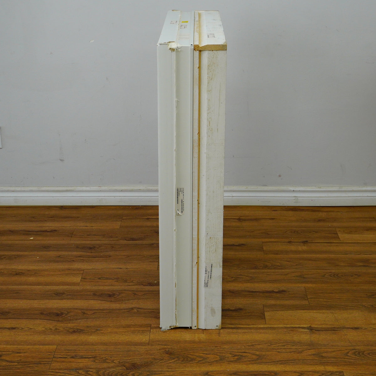 35x40-Inch Single Slider Window in White with Spring Screen