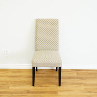 39 Inch Damask Patterned Dining Chair
