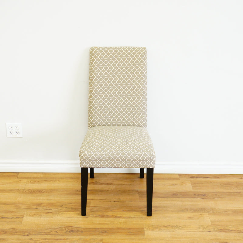 39 Inch Damask Patterned Dining Chair