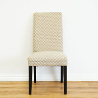39 Inch Damask Patterned Dining Chair