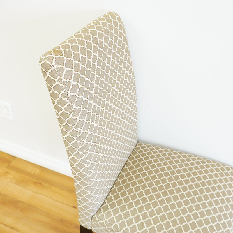 39 Inch Damask Patterned Dining Chair