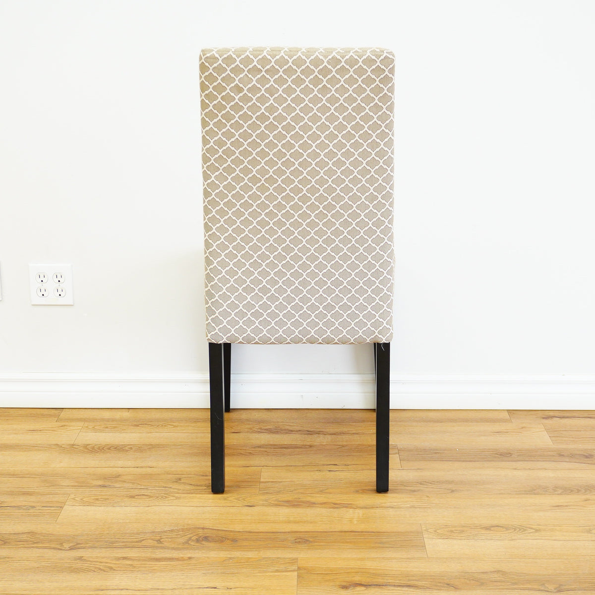 39 Inch Damask Patterned Dining Chair