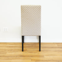 39 Inch Damask Patterned Dining Chair