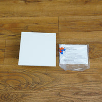 7-Inch Square Puzzle LED Wall Sconce in White